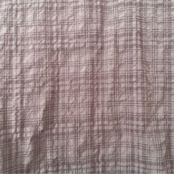 Cottagecore Brown Plaid Long Sleeve Hi/Lo Asymmetrical Hem Magic Maxi Dress - Picture 4 of 10